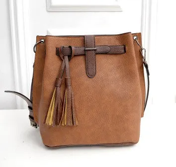 Tassel Bucket Bag
