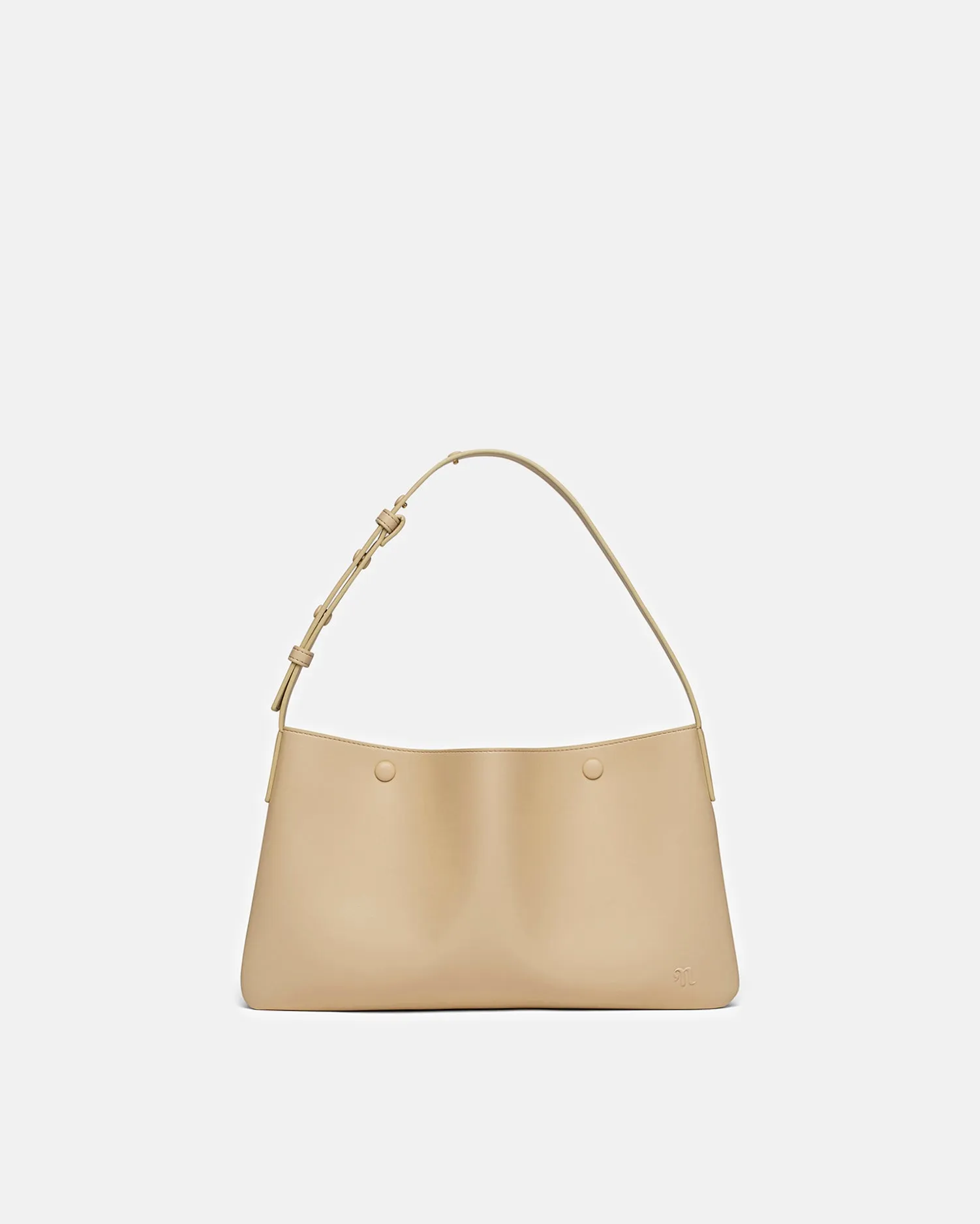 The Square Bag - Alt-Nappa Bag - Almond