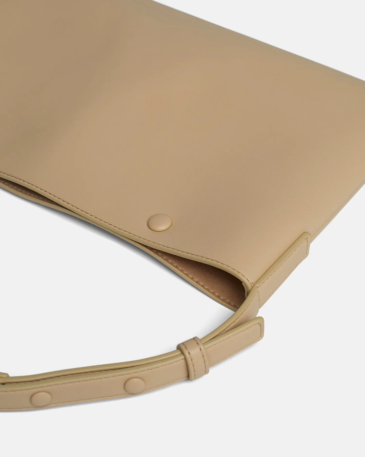 The Square Bag - Alt-Nappa Bag - Almond