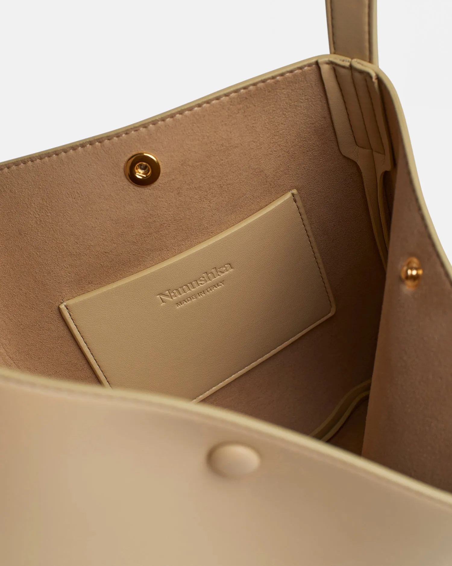 The Square Bag - Alt-Nappa Bag - Almond