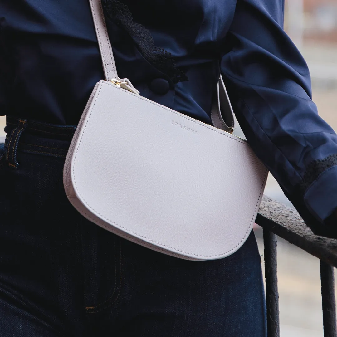The Waverley 2 - Saffiano Leather - Light Grey / Gold / Grey