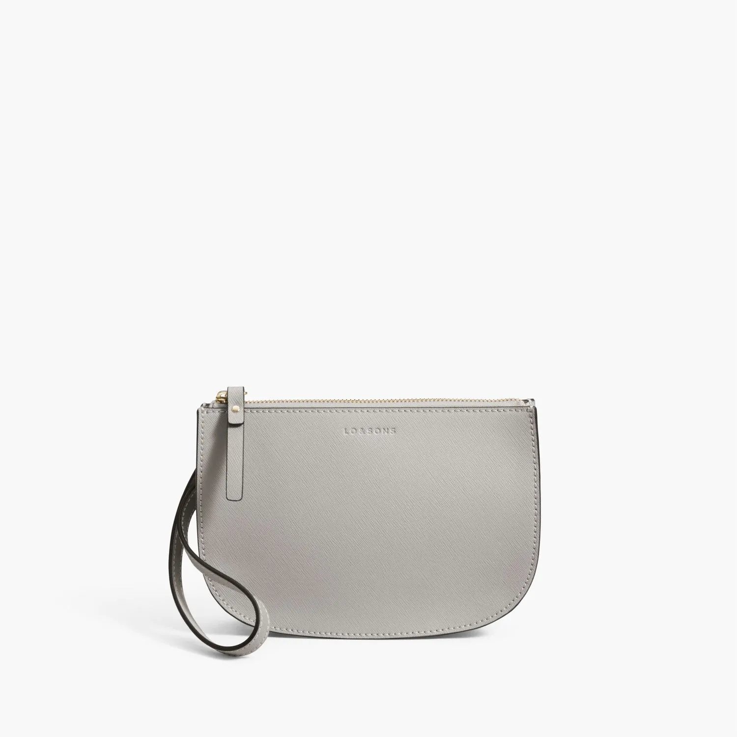 The Waverley 2 - Saffiano Leather - Light Grey / Gold / Grey