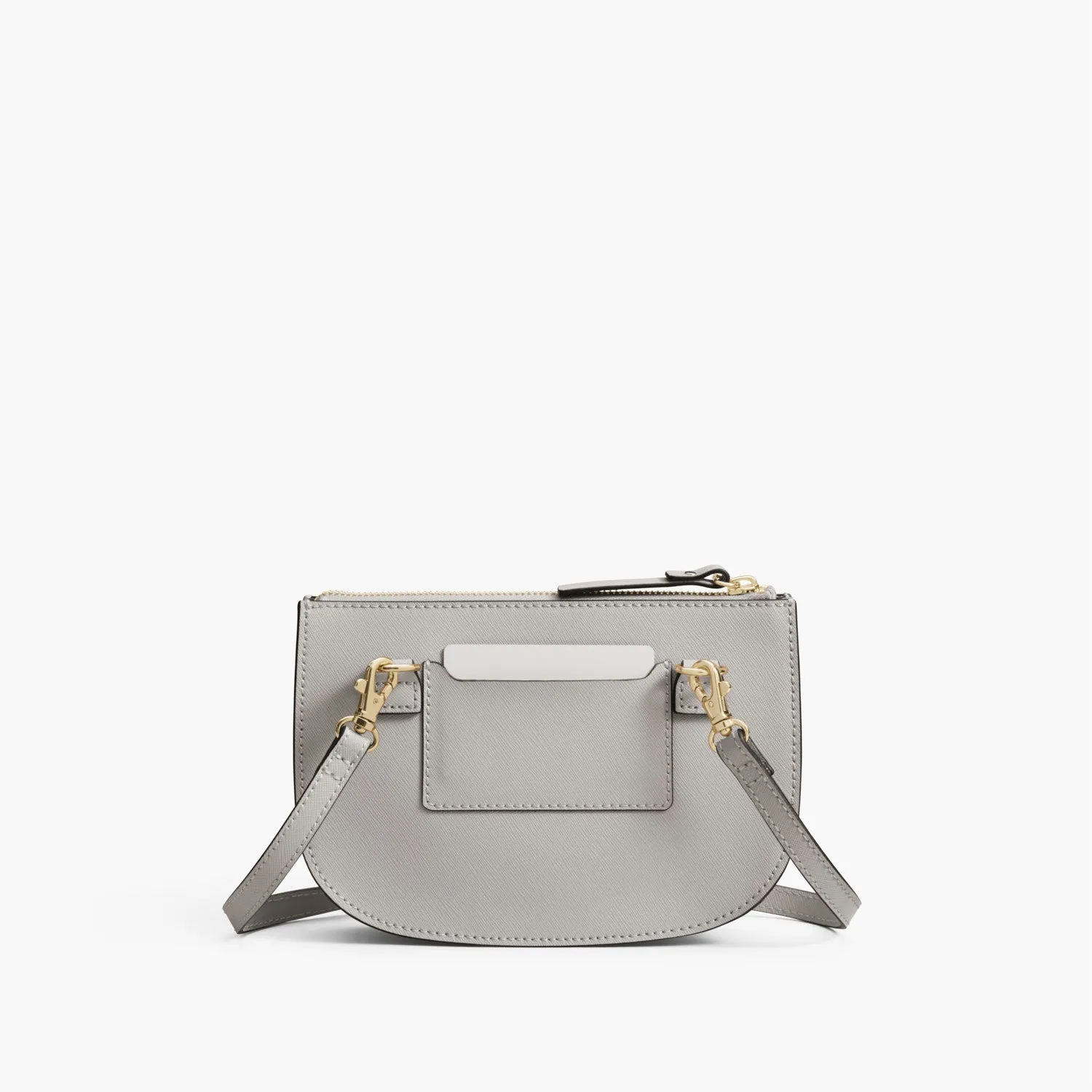 The Waverley 2 - Saffiano Leather - Light Grey / Gold / Grey