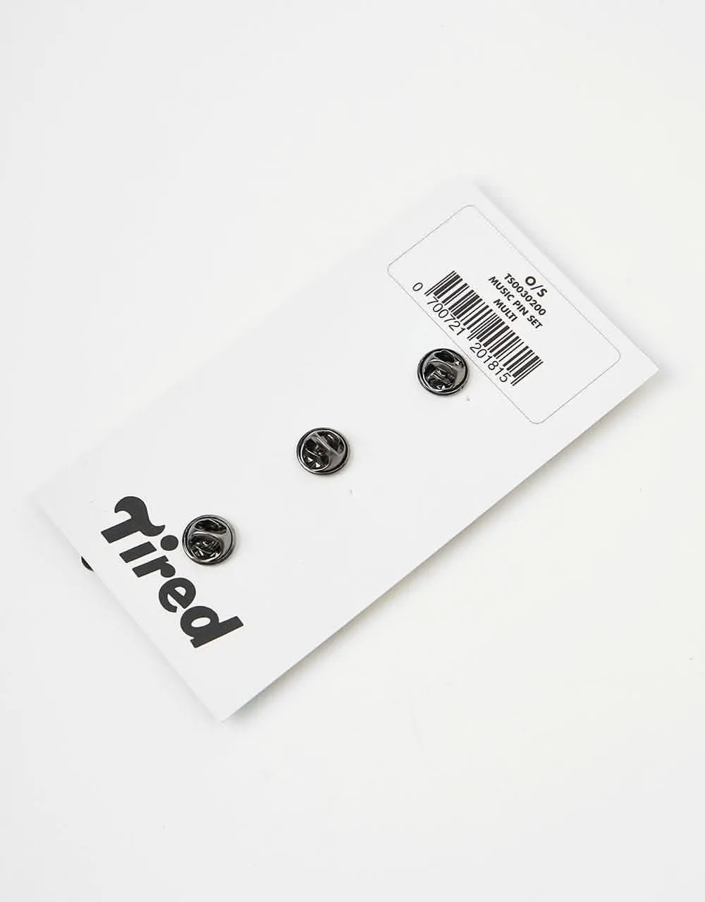Tired Music Pin Set - Multi