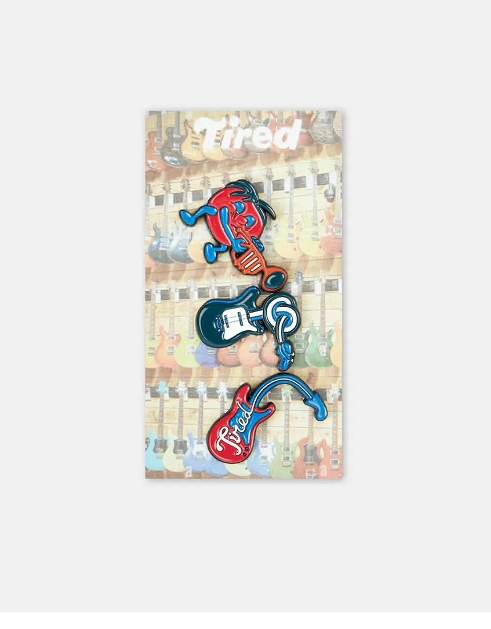Tired Music Pin Set - Multi