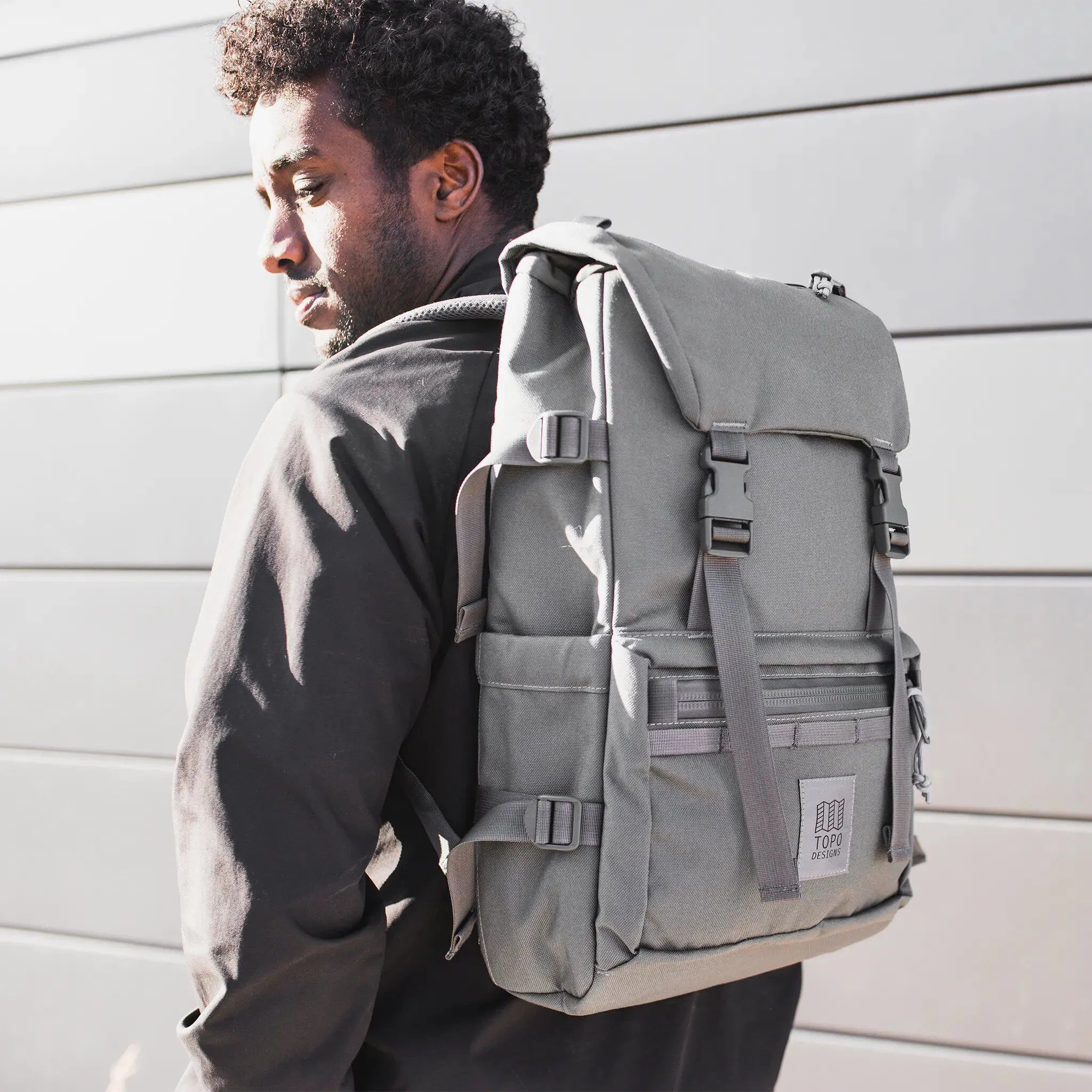 Topo Designs Rover Pack Tech Black