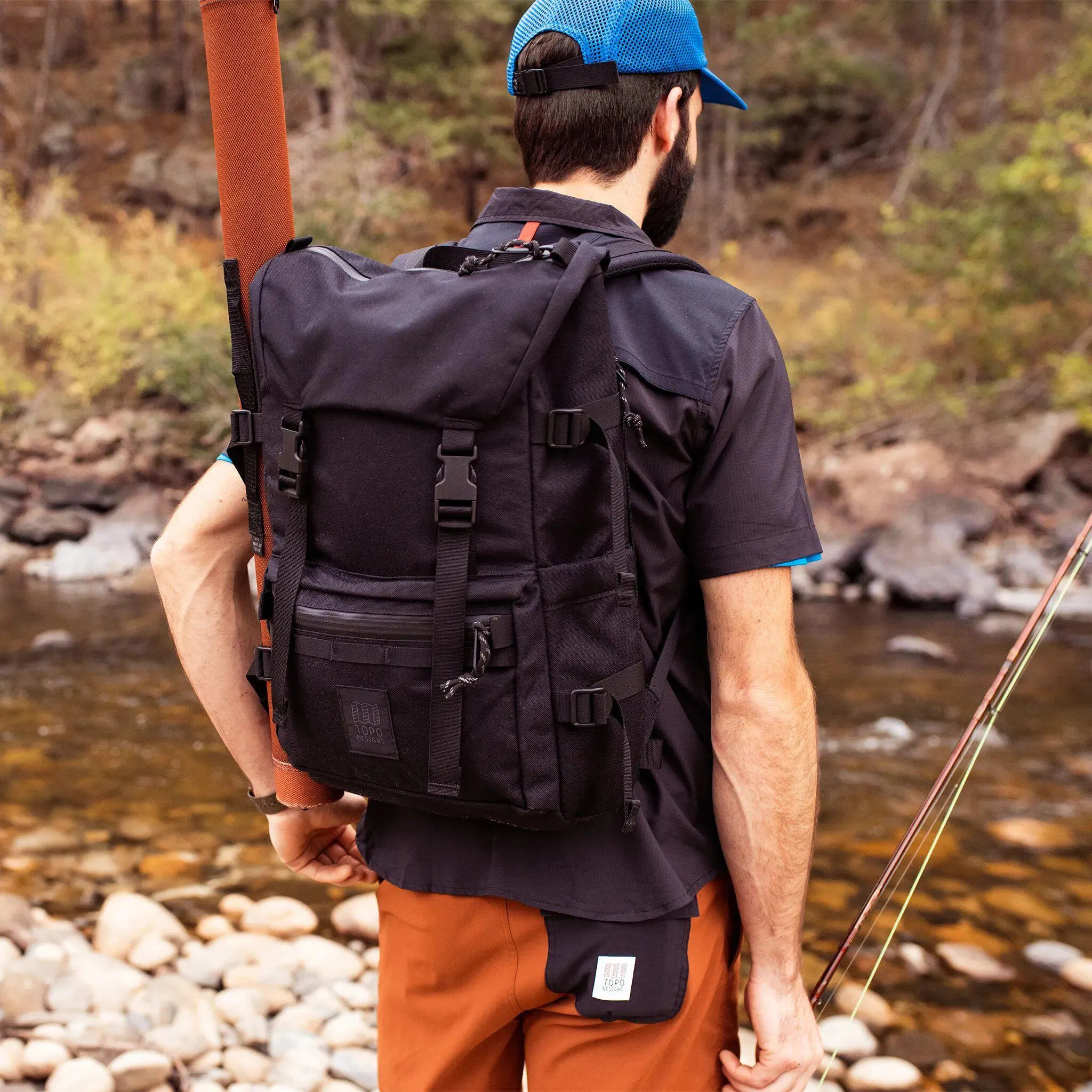 Topo Designs Rover Pack Tech Black
