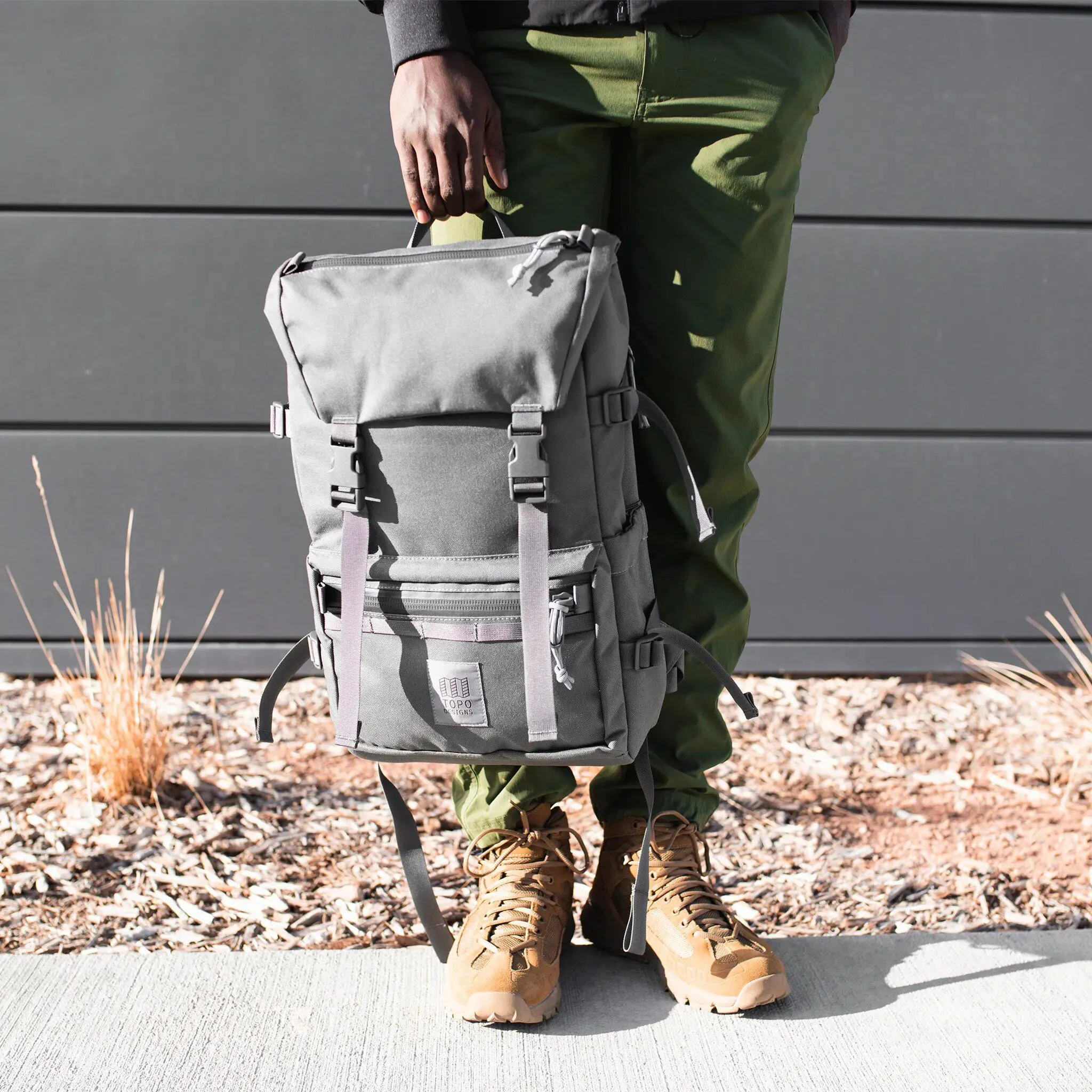 Topo Designs Rover Pack Tech Black