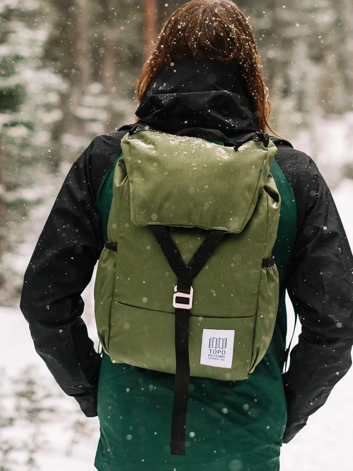 Topo Designs Y-Pack Green