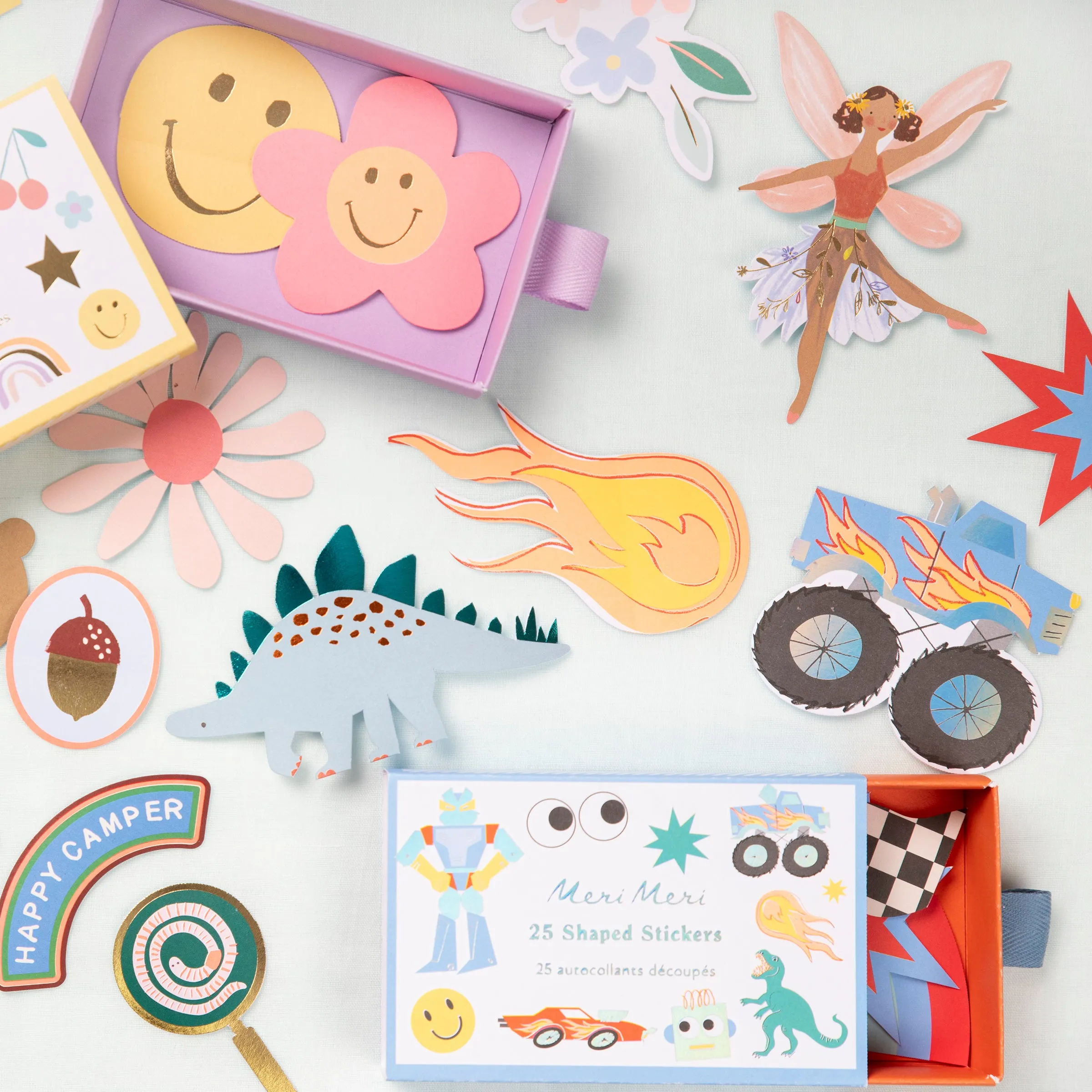 Toybox Icon Shaped Stickers (x 25)