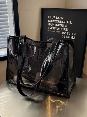 Transparent Glossy Tote Bag