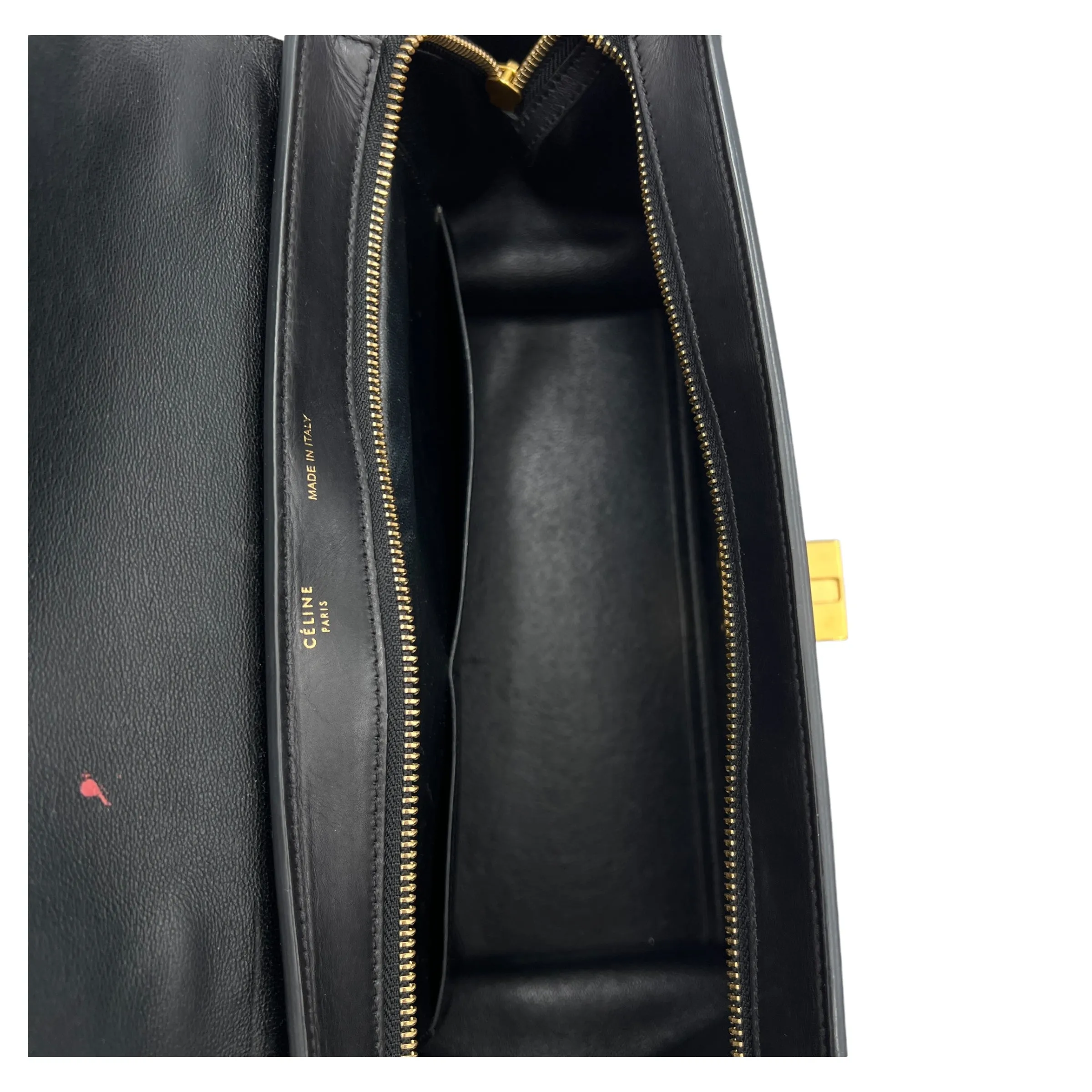 Trapeze Top handle Bag Small Multi-colour in Calfskin , Gold Hardware
