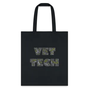 Vet Tech Typography Tote Bag