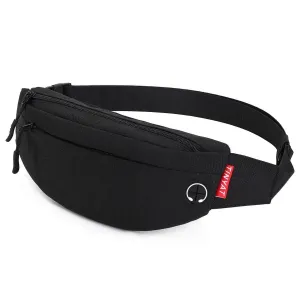 Waist Bag, Polyester, Adjustable Strap, Compact & Spacious, Casual Style, Multiple Sizes & Colors, Perfect for Daily Use, Travel, or Festivals