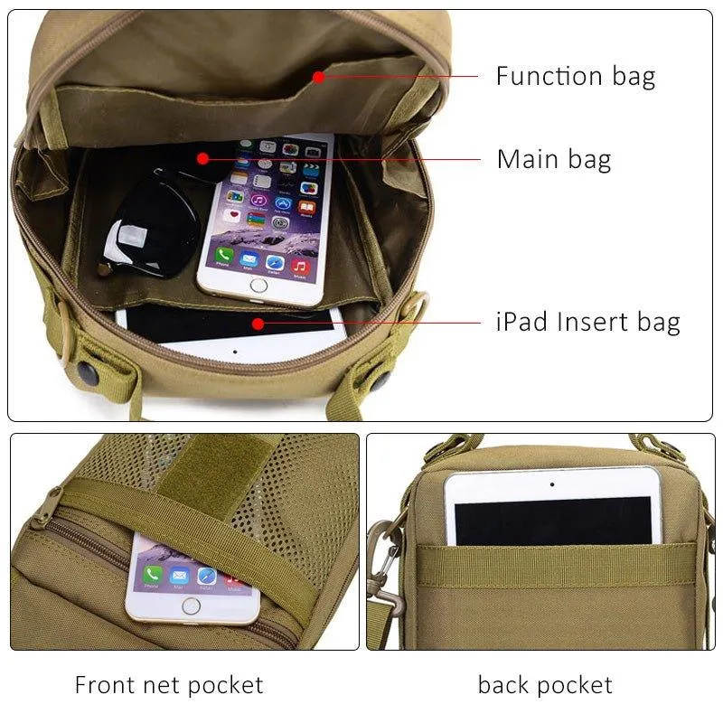 Waterproof Molle Laptop Sling Bag