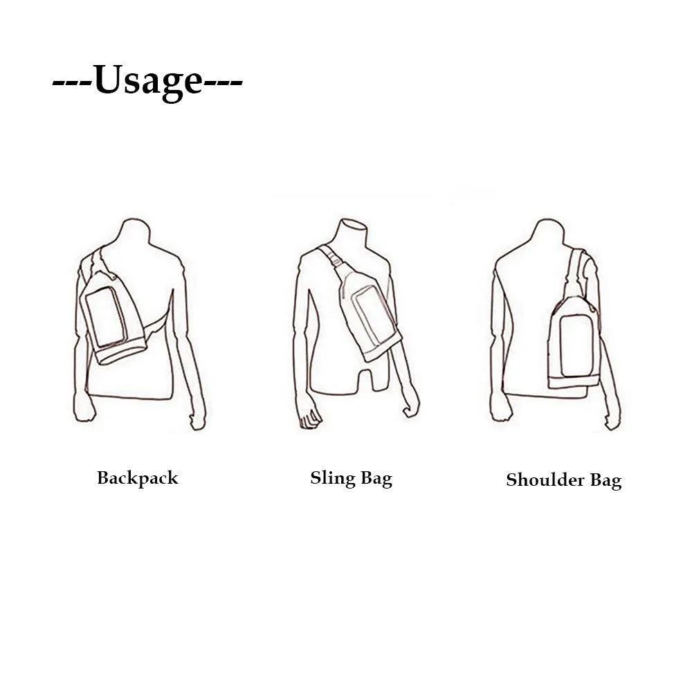 Waterproof Molle Laptop Sling Bag
