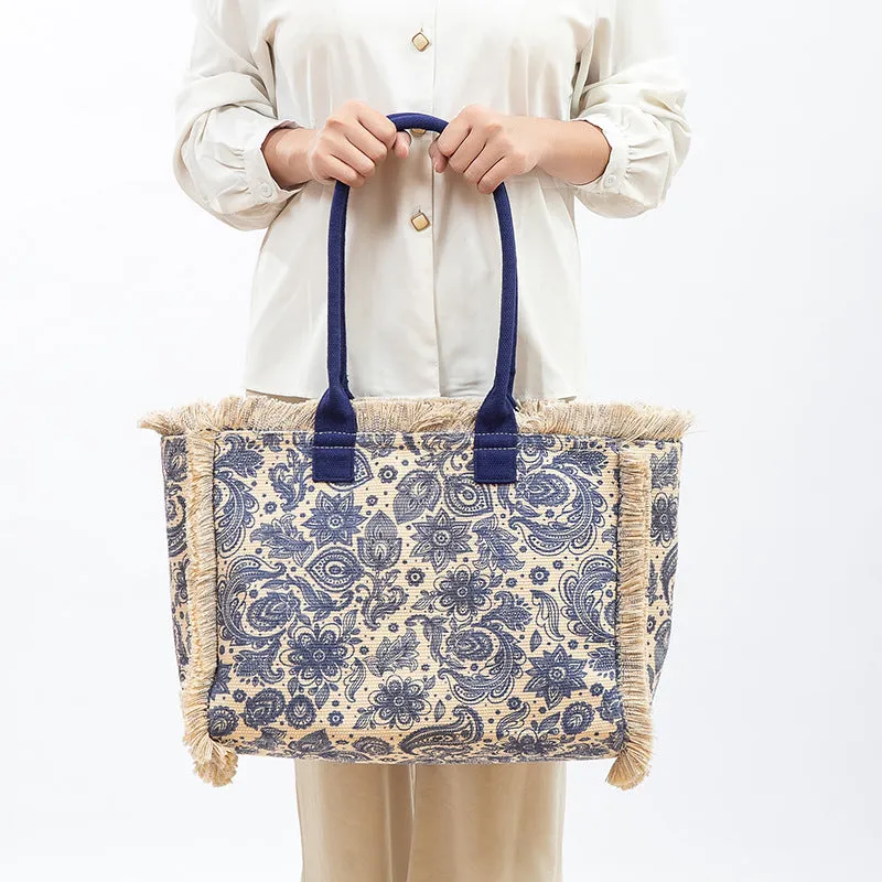 Wholesale Boho Vintage Shoulder Canvas Bag