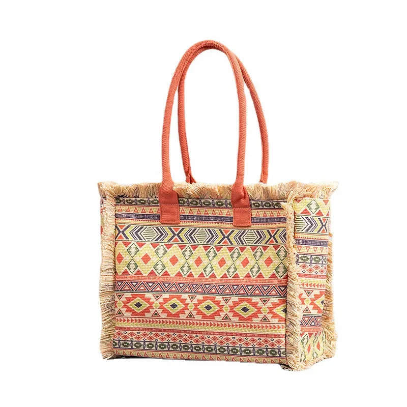 Wholesale Boho Vintage Shoulder Canvas Bag