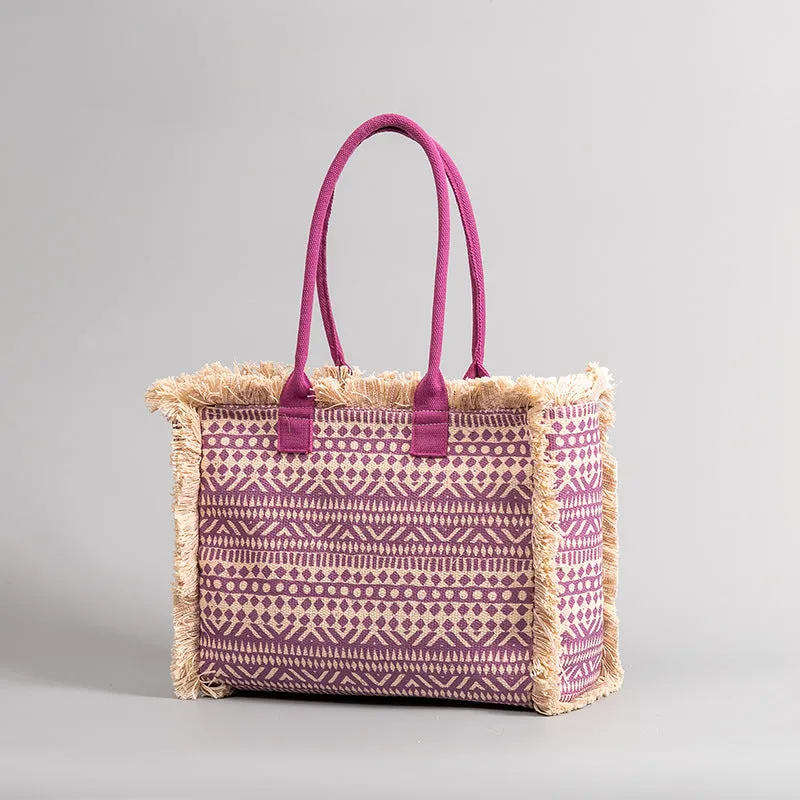 Wholesale Boho Vintage Shoulder Canvas Bag