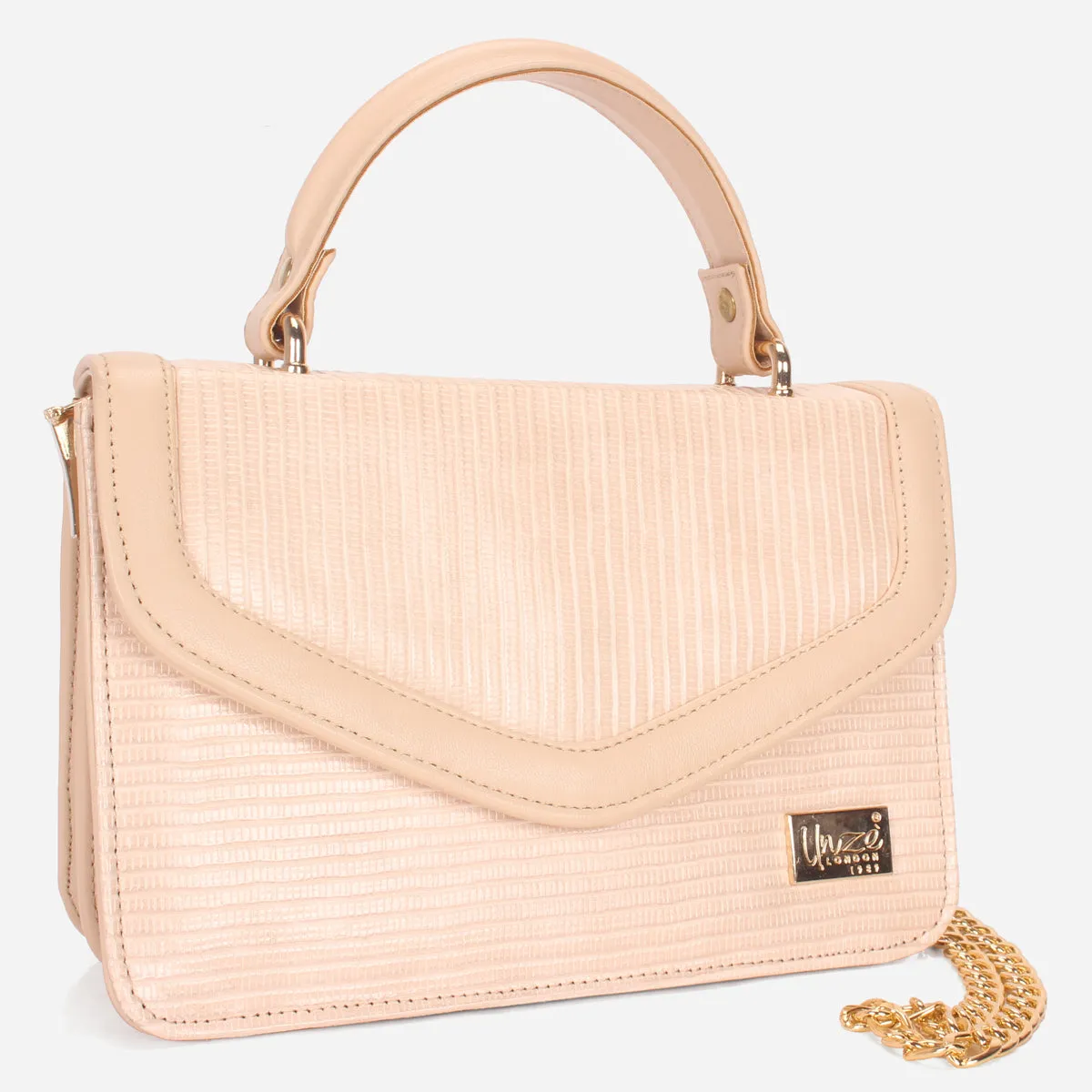 Womens "MONSIA" Stylish Hard Case Handbag