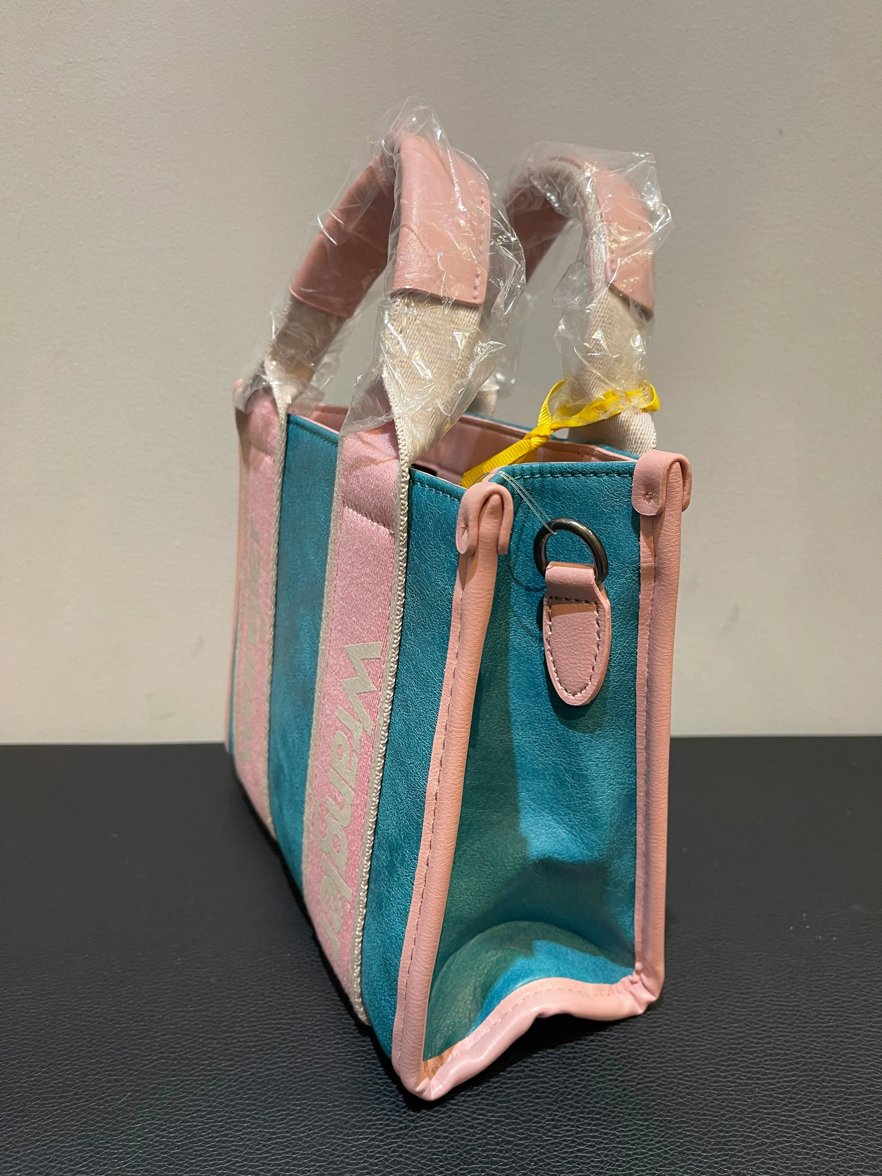 Wrangler Color Block Small Tote/Crossbody -Turquois