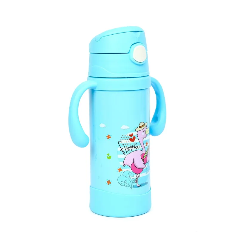 Youp Thermosteel insulated blue color kids sipper and feeding bottle EUDORA- 220 ml