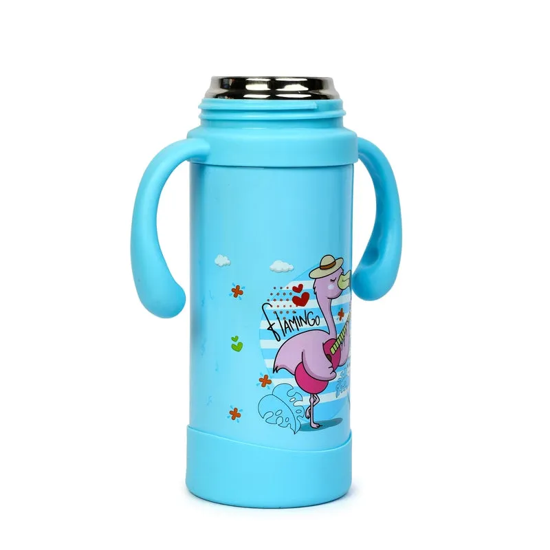 Youp Thermosteel insulated blue color kids sipper and feeding bottle EUDORA- 220 ml
